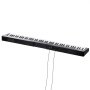 VEVOR Digitales Klavier mit 88 Tasten, halbgewichtete Tasten, tragbares elektrisches Keyboard-Piano-Set in voller Größe mit 1000 Tönen, integrierten Lautsprechern, Sustain-Pedal, Kopfhörern, Bluetooth, MIDI, USB für Anfänger