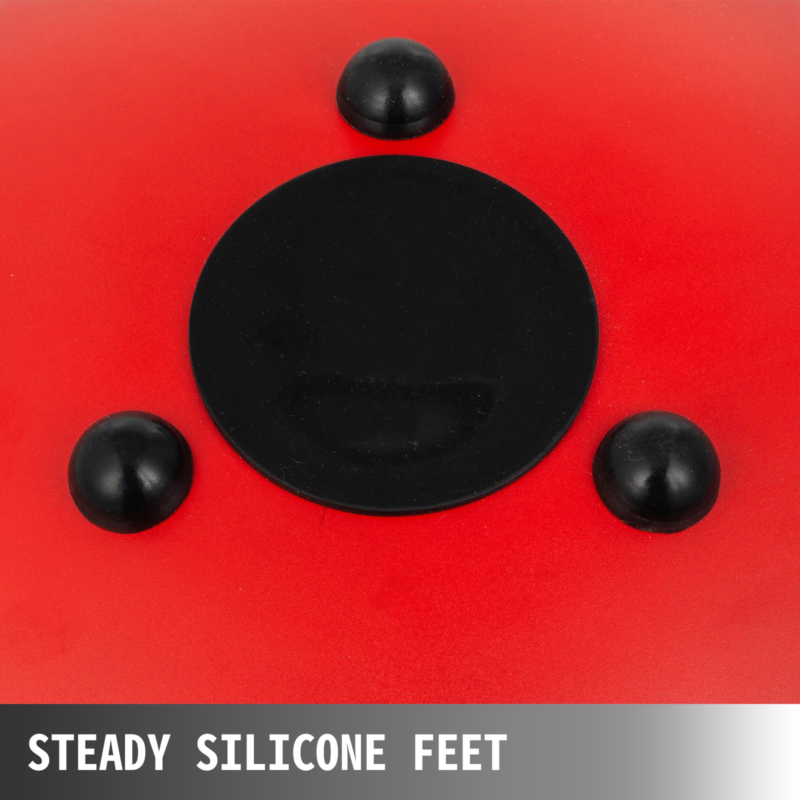 VEVOR Zungentrommel aus Stahl, Hang Drum Instrument 11 Töne, Hang Drum Instrument 20 cm, Percussioninstrument Pistolenfarbe mit Reisetasche, Musikbuch, Schlägel, Rot Tank Drum Chakra Drum