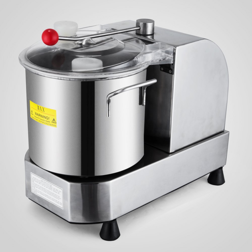 Tischkutter Küchenkutter Kutter Küchenmaschine Küchencutter 6 L Edelstahl Gastro