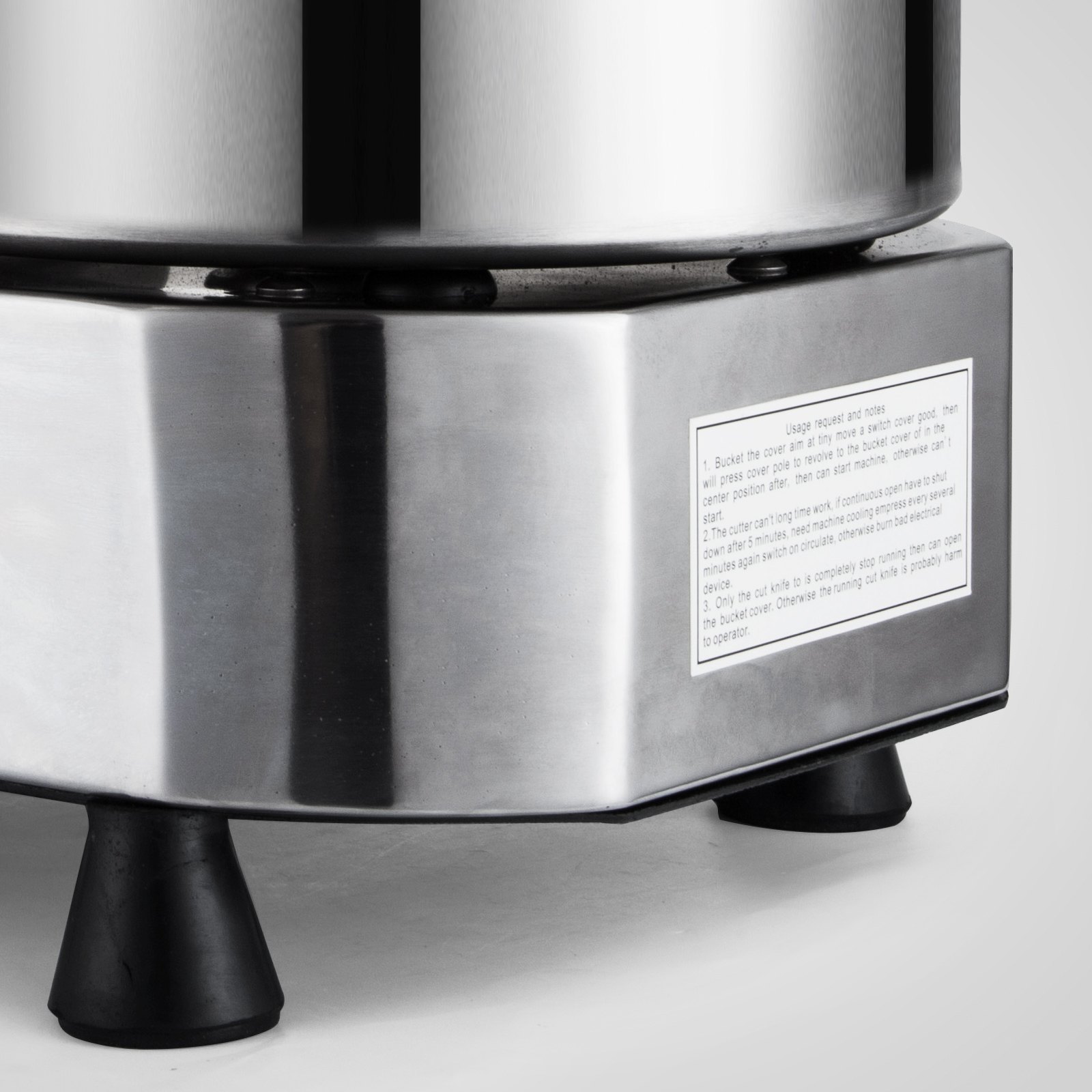 Tischkutter Küchenkutter Kutter Küchenmaschine Küchencutter 6 L Edelstahl Gastro