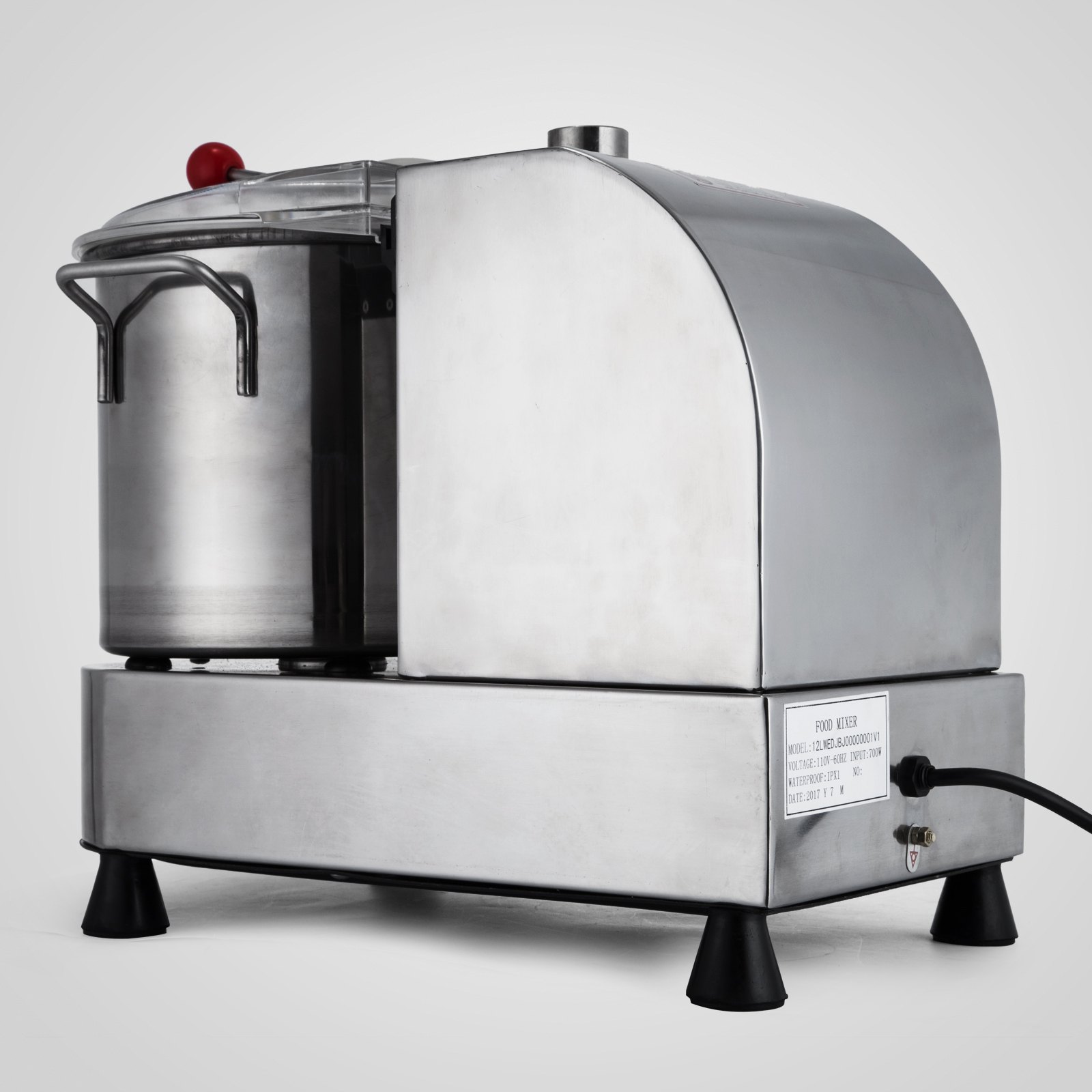 Tischkutter Küchenkutter Kutter Küchenmaschine Küchencutter 6 L Edelstahl Gastro