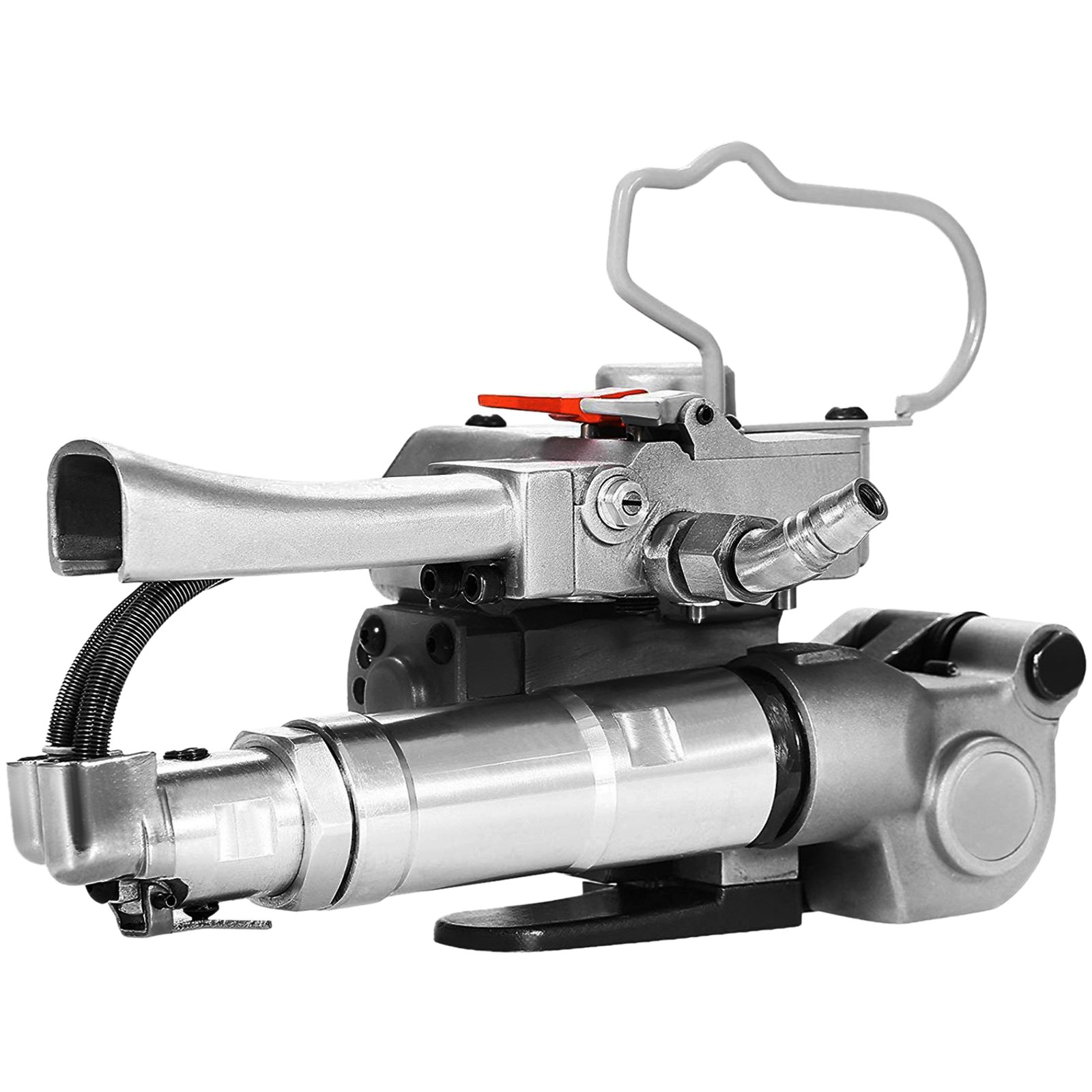 VEVOR A-19 Pneumatische Handumreifungswerkzeug aus Polyester, Schweißbandmaschine, Handheld Band Strapper für PP/PET 13-19 mm Ballenpressen, Handumreifungsgerät  für viele Industrie, 28 x 16 x 18 cm