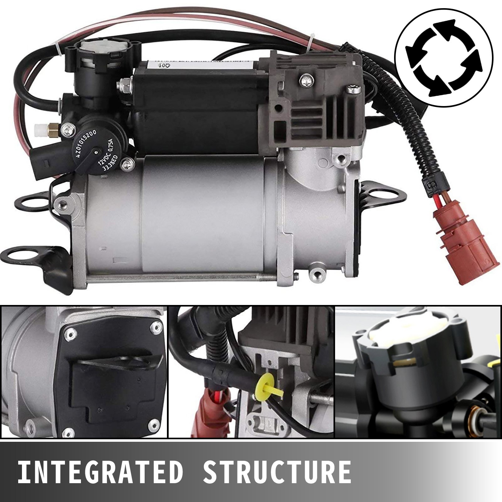 Luftfederung Kompressorpumpe für AUDI A6/C6 - 4F0616005E 4F0616005F