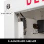 AED-SchrankNotfall-Defibrillator-Schrank mit Alarm 17-Zoll-Aed-Wandgehäuse