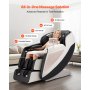 VEVOR Massagesessel Ganzkörpermassagesessel Zero Gravity mit SL-Schiene & 18 Auto-Modi, Relaxsessel mit Heizung & einziehbarem Pedal & 36 Airbags & Fußrolle & LCD-Bildschirm, Massagestuhl 3D-Massage