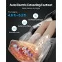 VEVOR Massagesessel Ganzkörpermassagesessel 0 Gravity mit SL-Schiene & Yoga-Stretch-Modus, Relaxsessel mit Heizung & elektrischem Pedal & 36 Airbags & TFT-Bildschirm & Armlehnentasten 3D/4D Massage