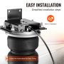 VEVOR Airbag-Federungssatz, Luftfeder-Federungssatz Kompatibel mit 2011-2018 Dodge Ram 1500, 2019-2021 Dodge Ram 1500 Classic, 5000 lbs Belastung, 5 bis 100 PSI