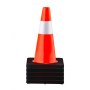 VEVOR Sicherheitskegel Verkehrskegel Leitkegel Verkehrshütchen 45cm 5 Stk.