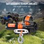 VEVOR Elektrische Seilwinde 12V 2041KG Elektrowinde Motorwinde Offroadwinde ATV