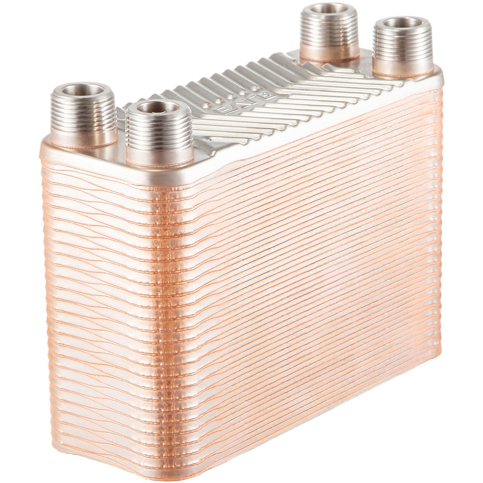 Edelstahl Plattenwärmetauscher B3-12a-50 110kw Ohne Dämmschale Solartauscher