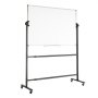 VEVOR Rollbares Whiteboard, 48 x 32 Zoll Doppelseitiges Magnetisches Mobiles Whiteboard, 360° Wendbare, Höhenverstellbare Trockenlöschtafel mit Rädern und Beweglicher Ablage