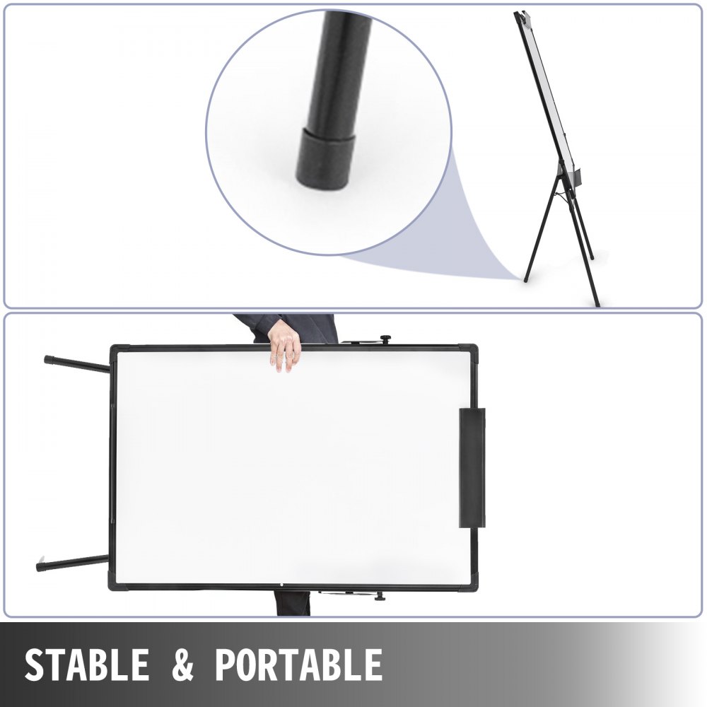 Flipchart Whiteboard 61 X 91 Cm Dreibein-gestell Höhenverstellbar Home Planner