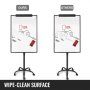 70x100cm Flipchart Whiteboard Magnettafel Höhenverstellbar Mobiler Stand