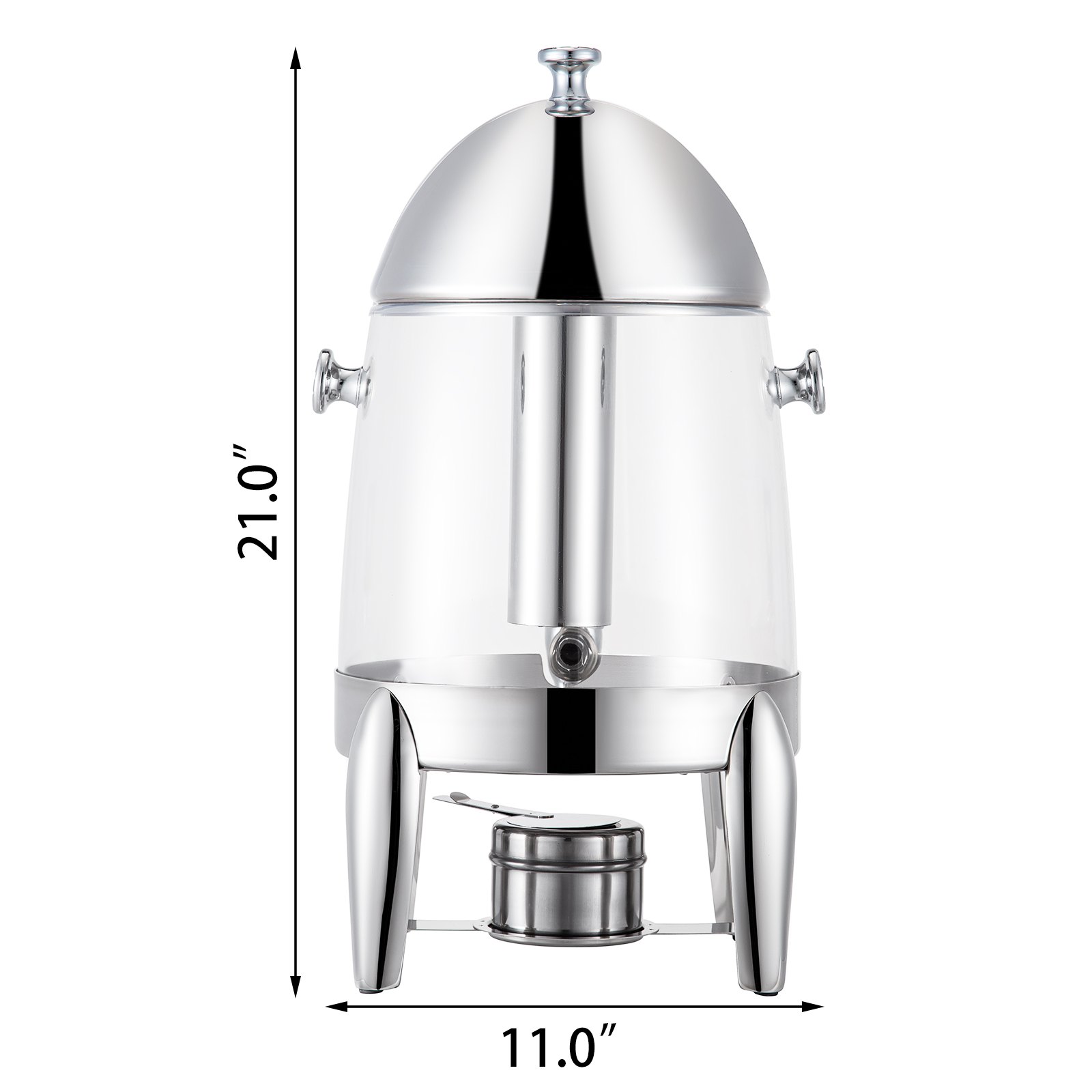 Chafer Urn Käfer-getränkebehälter Isolierkanne 3 Gal Mit Zapfhahn Edelstahl+pc