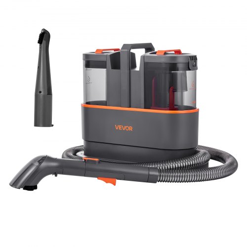 VEVOR Teppichreinigungsmaschine 1,5 L Frischwassertank & 0,8 L Schmutzwassertank, tragbarer Polsterreiniger, 11,5 kPa Waschsauger