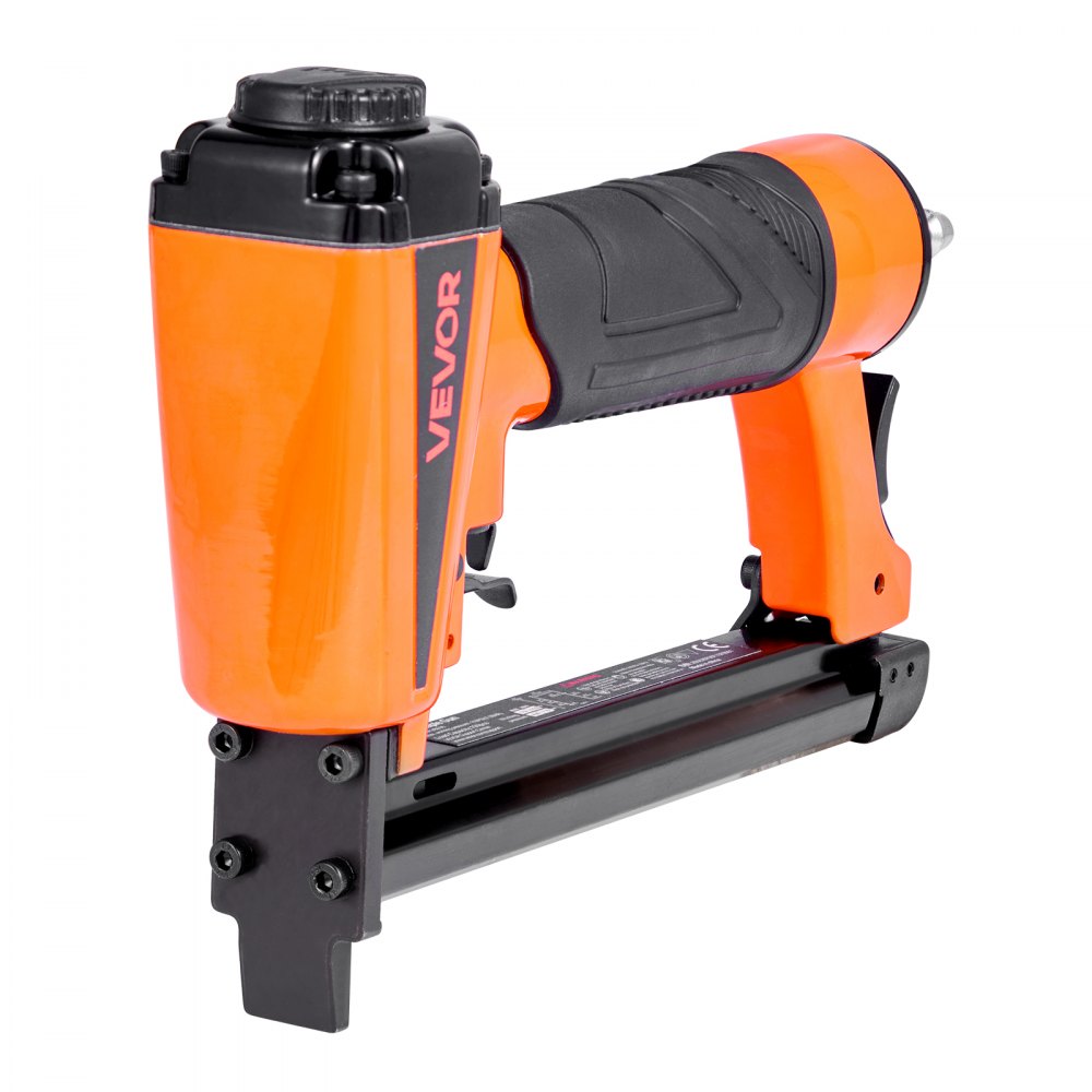 VEVOR Druckluft-Tacker, Druckluftnagler für 80er-Serie, 12,8 mm Krone, 6–16 mm Länge, Klammern, 70–110 PSI, Klammergerät für Holzbearbeitung, Polsterarbeiten, Handwerk, Heimwerkerprojekte