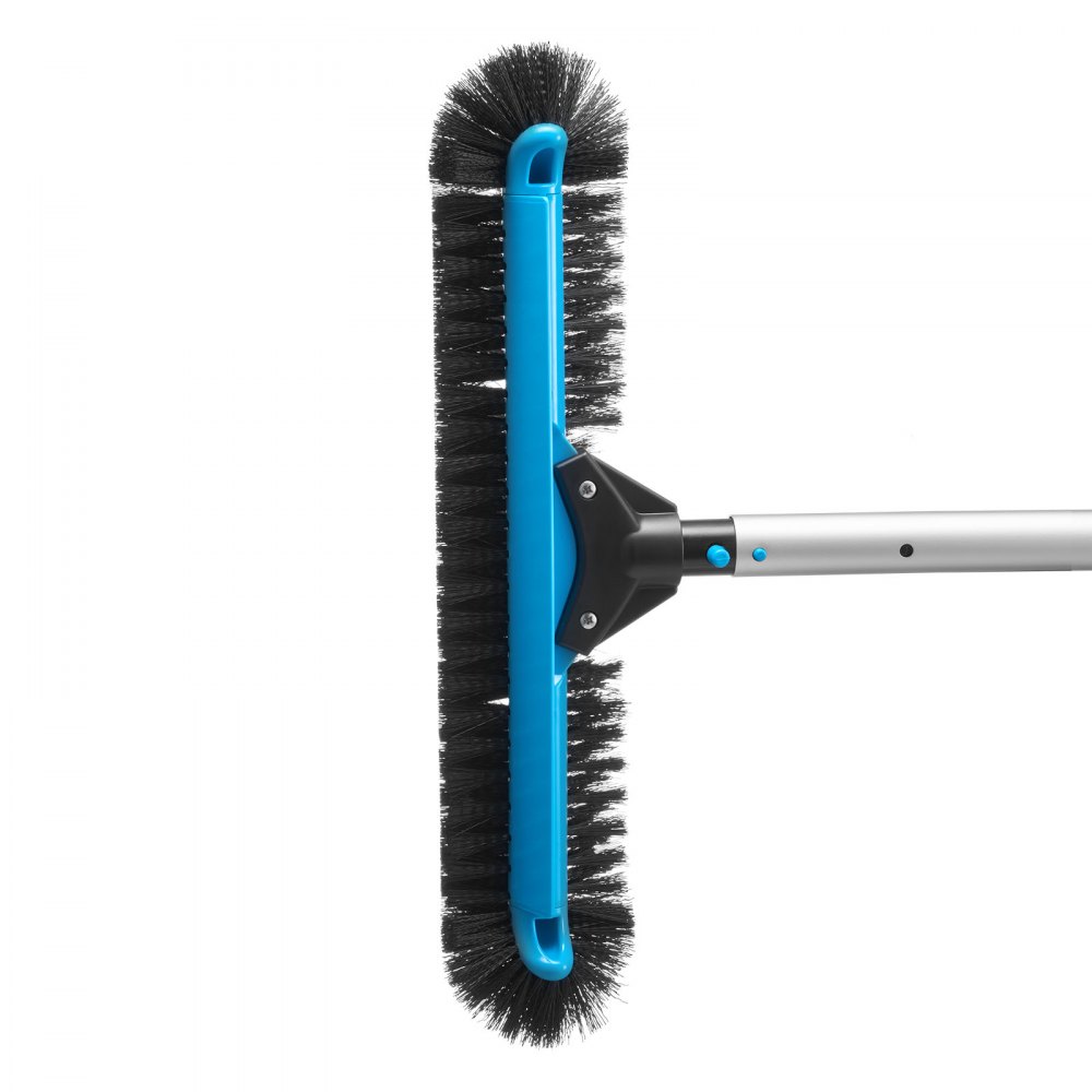 VEVOR Pool Brush Head, 508 mm Scrub Brushes with Nylon Bristles and Aluminum Pole Connector, Heavy Duty Curved Brush Head for Cleaning Inground/Above Ground Swimming Pool Walls, Pole Not Included