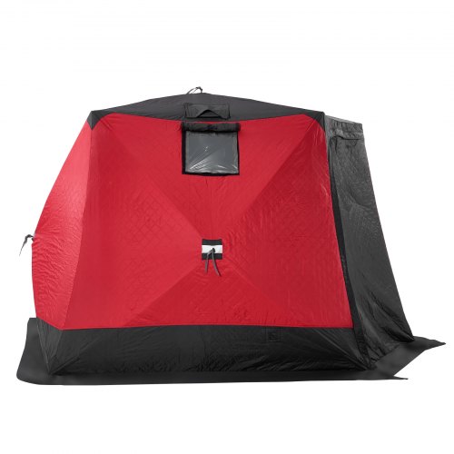 VEVOR Tragbares Eisangelzelt, Pop-Up-Zelt zum Eisfischen fr 46 Personen,  Angelzelt 600D-Oxford-Gewebe, Anglerschirm, Eishtte zum Winterfischen, Zelt  mit Ankern/Seil/Tragetasche, 3,3 x 3,3 x 2 m | VEVOR DE