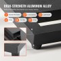 VEVOR Pedalboard für Gitarre, 508 x 280 mm, Aluminiumlegierung, 1 kg, Pedalboard für Gitarreneffekte, mit Tragetasche, Klettverschluss, Rollstreifen, bietet Platz für 10–12 Gitarrenpedale