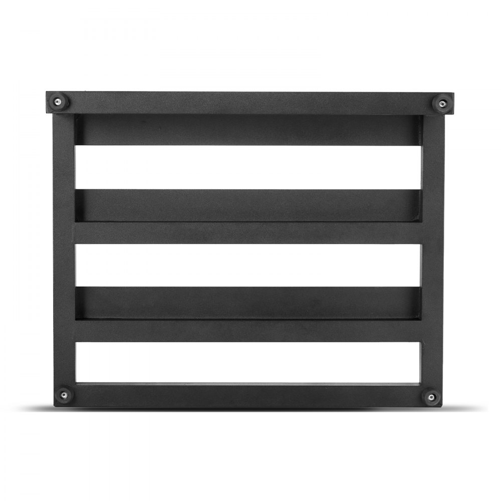 VEVOR Gitarren-Pedalboard 356x280mm Aluminiumlegierung 0,77kg superleichtes Pedalboard für Gitarreneffekte mit Tragetasche hochwertiger fester Klettverschluss-Schultergurt Platz für 8 Gitarrenpedale