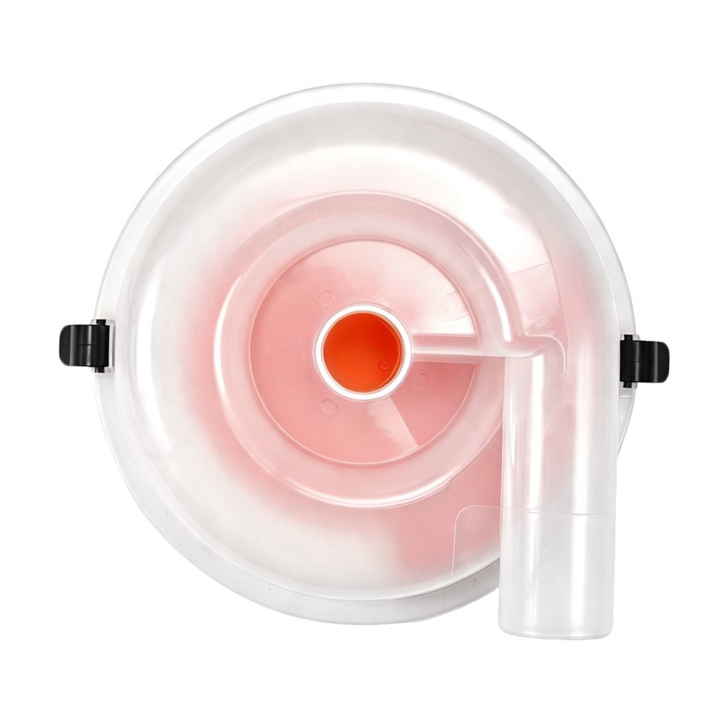 VEVOR Zyklon Staubabscheider Set mit 50,8 & 63,5mm Anschlüssen Staubsauger, Zyklon Staubsammler zur Nass-/Trockentrennung für Werkstatt Garage & Industrie, PP-Material, Geeignet für Eimer mit Ø313mm