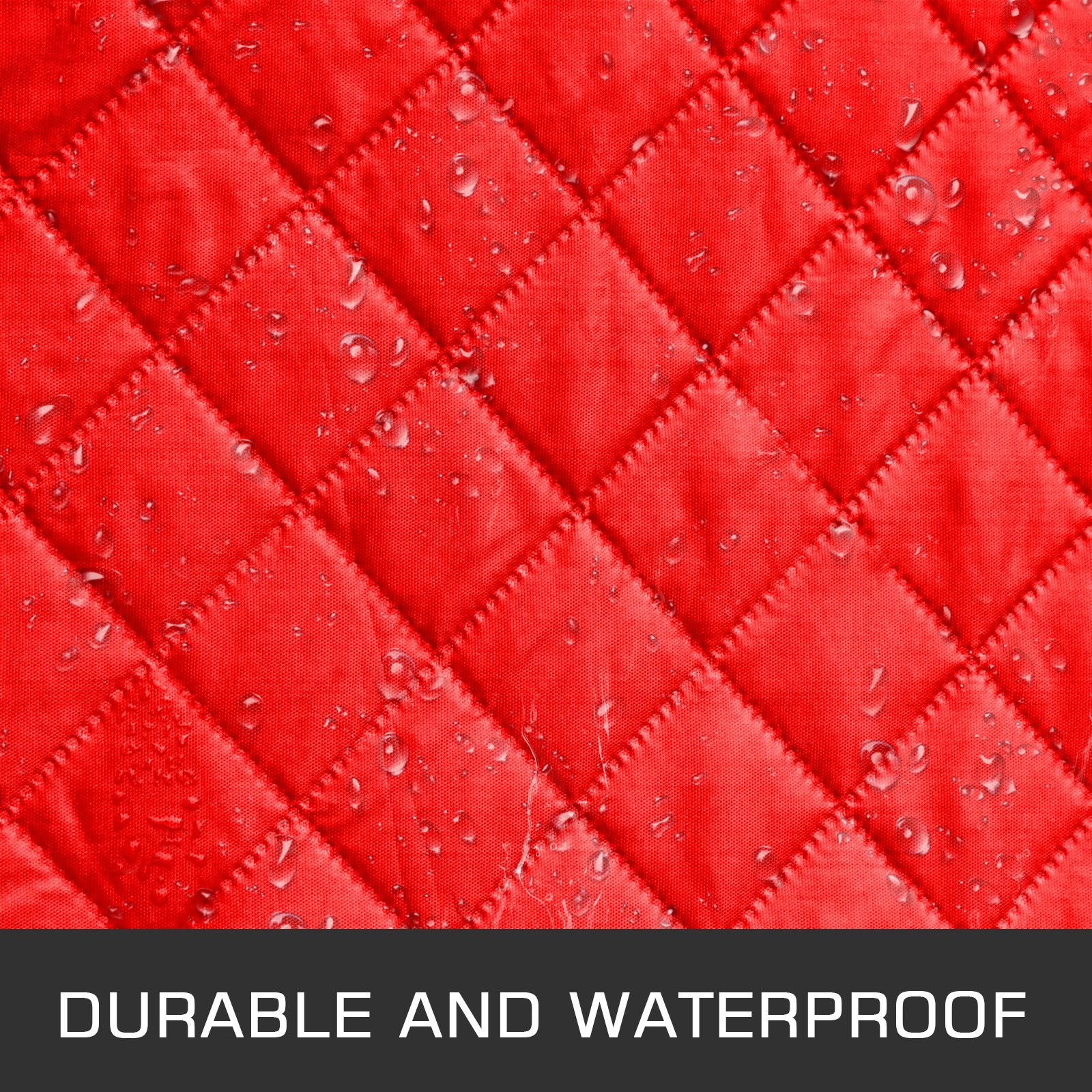 VEVOR 3 Person Ice Fishing Shelter Zelt 210D Oxford Gewebe tragbare Ice Shelter Starke Verdicken wasserdichte Ice Fish Shelter für Freien Angeln(Rot)