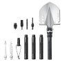 VEVOR Survival-Schaufel 13 in 1 Schaufel, faltbares Multitool 98 cm lange, kompakte Schaufel für Geländefahrten Camping Wandern Outdoor Survivalisten Notfälle