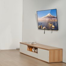 VEVOR Universal-TV-Wandhalterung, flache TV-Halterung, passend für die meisten 37-70-Zoll-Fernseher