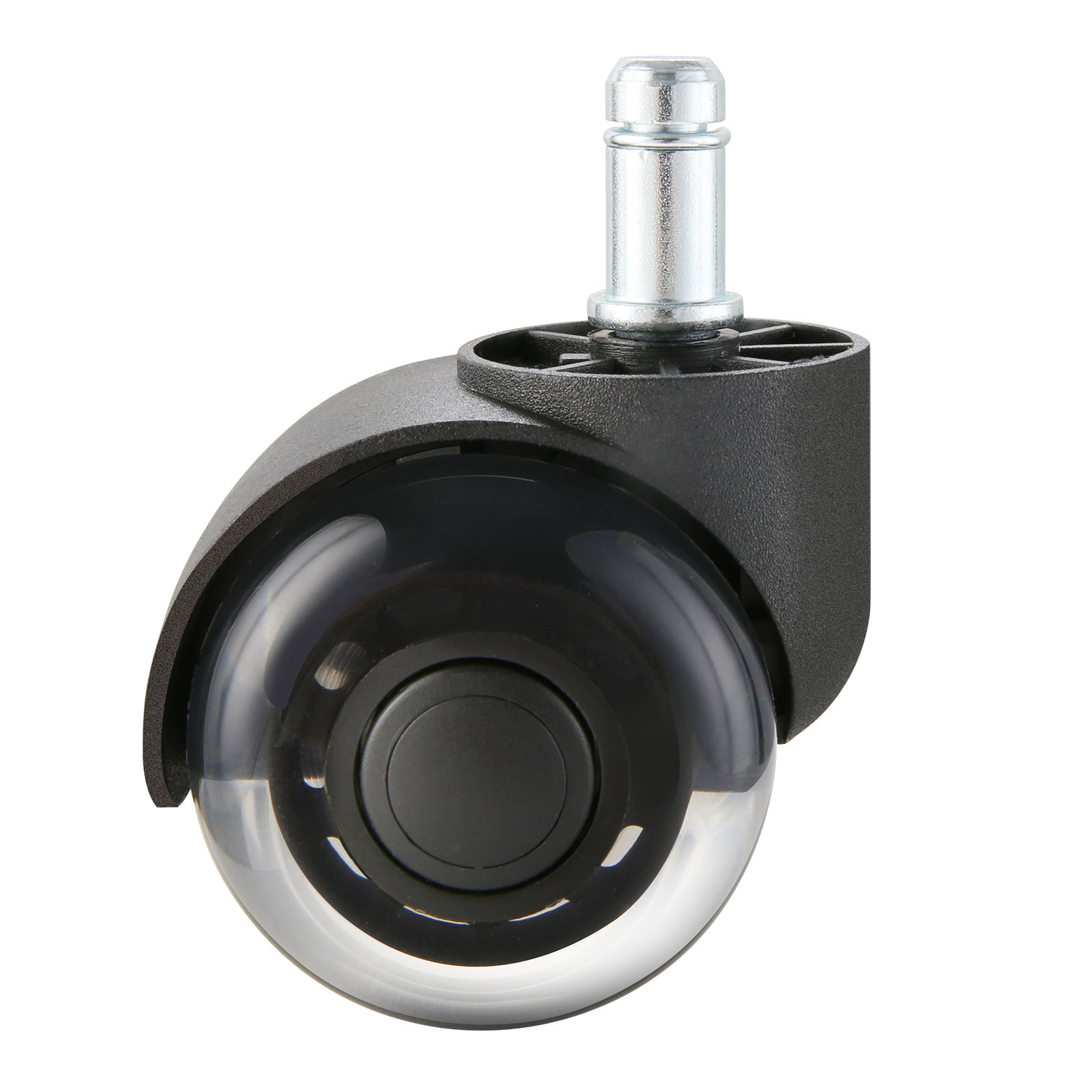 VEVOR Bürostuhl Rollen(5er Set) φ50,8MM Ersatz-Hartbodenrollen aus Polyurethan Schreibtischstuhl Rollen 200kg Tragfähigkeit Drehstuhlrollen Ideal für Bürostühle Gaming-Stühle Drehstühle