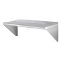 VEVOR 12" x 36" Edelstahlregal, wandmontiertes schwebendes Regal mit Halterungen, 250 lbs Tragkraft, gewerbliche Regale, robustes Lagerregal für Restaurant, Küche, Bar, Zuhause und Hotel