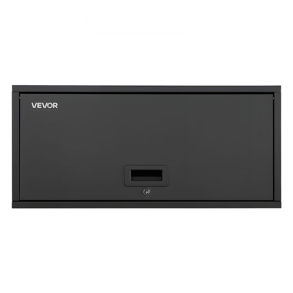 VEVOR Metal Wall Cabinet, 77W x 30.5D x 35.6H cm, Floating Garage Tool Cabinet with Up-Flip Door, 54.5 kg Load per Shelf, Fit for Garage, Basement, Kitchen, Warehouse, Assembly Required