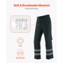 VEVOR Schutzhose, Klasse A, 8-lagige Kettensägenhose mit verstellbarem Gürtel & Ausrüstungstasche, Kettensägen-Chaps für Männer/Frauen, Sicherheitsausrüstung für Holzfäller, Waldarbeiter, XL, Schwarz