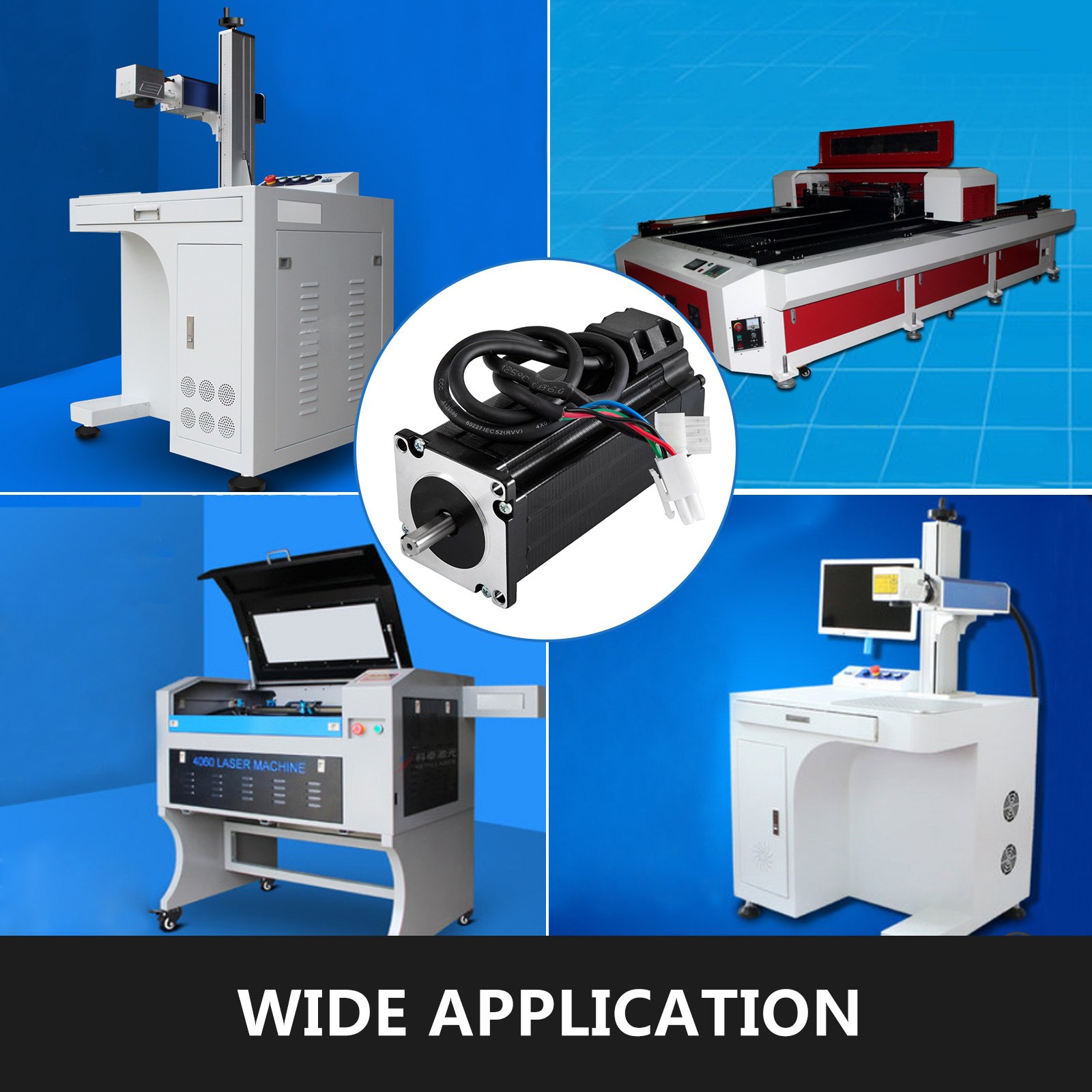 VEVOR 3NM Nema23 Closed Loop Schrittmotor-Hybrid-Servotreiber-Kit für CNC-Fräsmaschinen