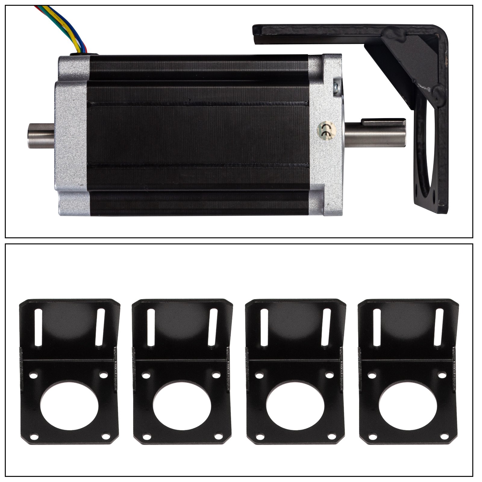 Vevor 4 Stepper Motor Nema 23 Schrittmotor Kit 12 Ncm 4,2a 1,8° Mit Usb-kabel