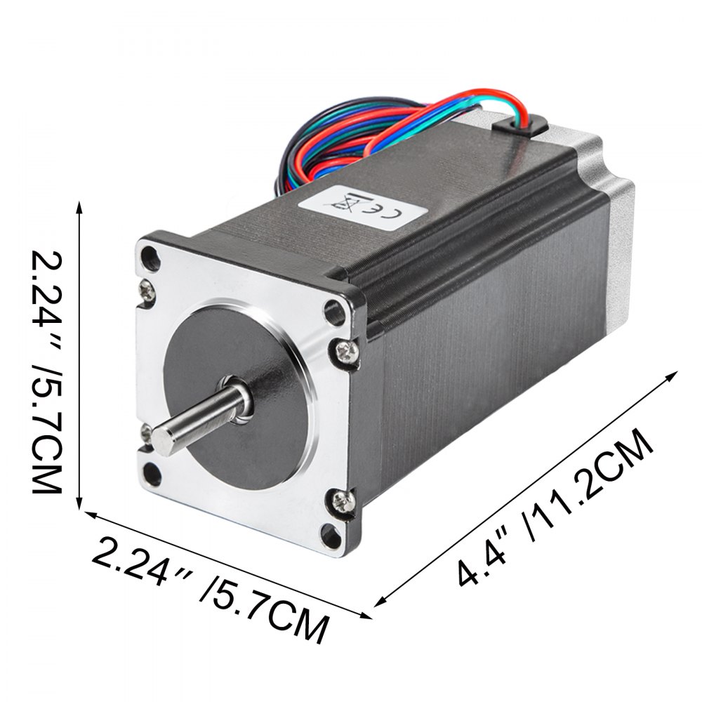Vevor Stepper Motor 5,88v Schrittmotor Nema 23 12ncm 4,2a 1,8° Mit 4 Leiter