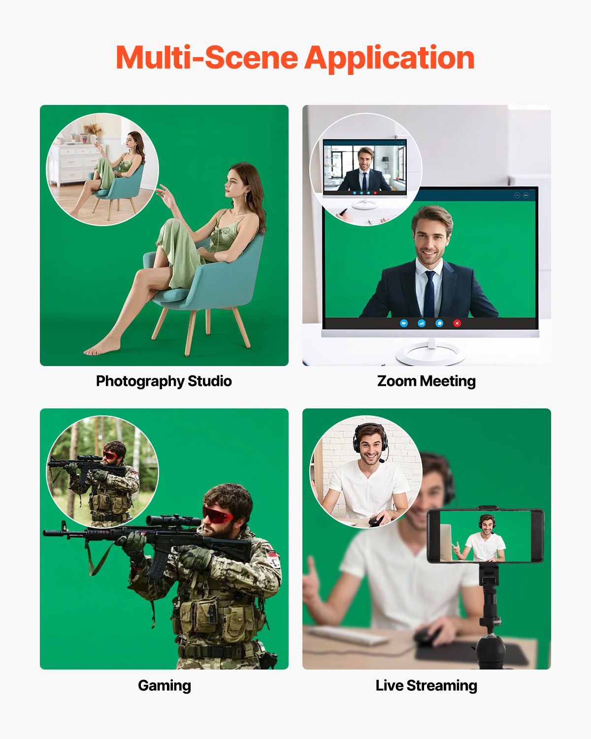 VEVOR Hintergrundständer verstellbares Fotohintergrundständer (Hintergrundtuch: 154 x 198 cm), tragbarer Hintergrundständer mit 1 Stativ, Bildschirmständer für Produktfotografie Studiofotografie