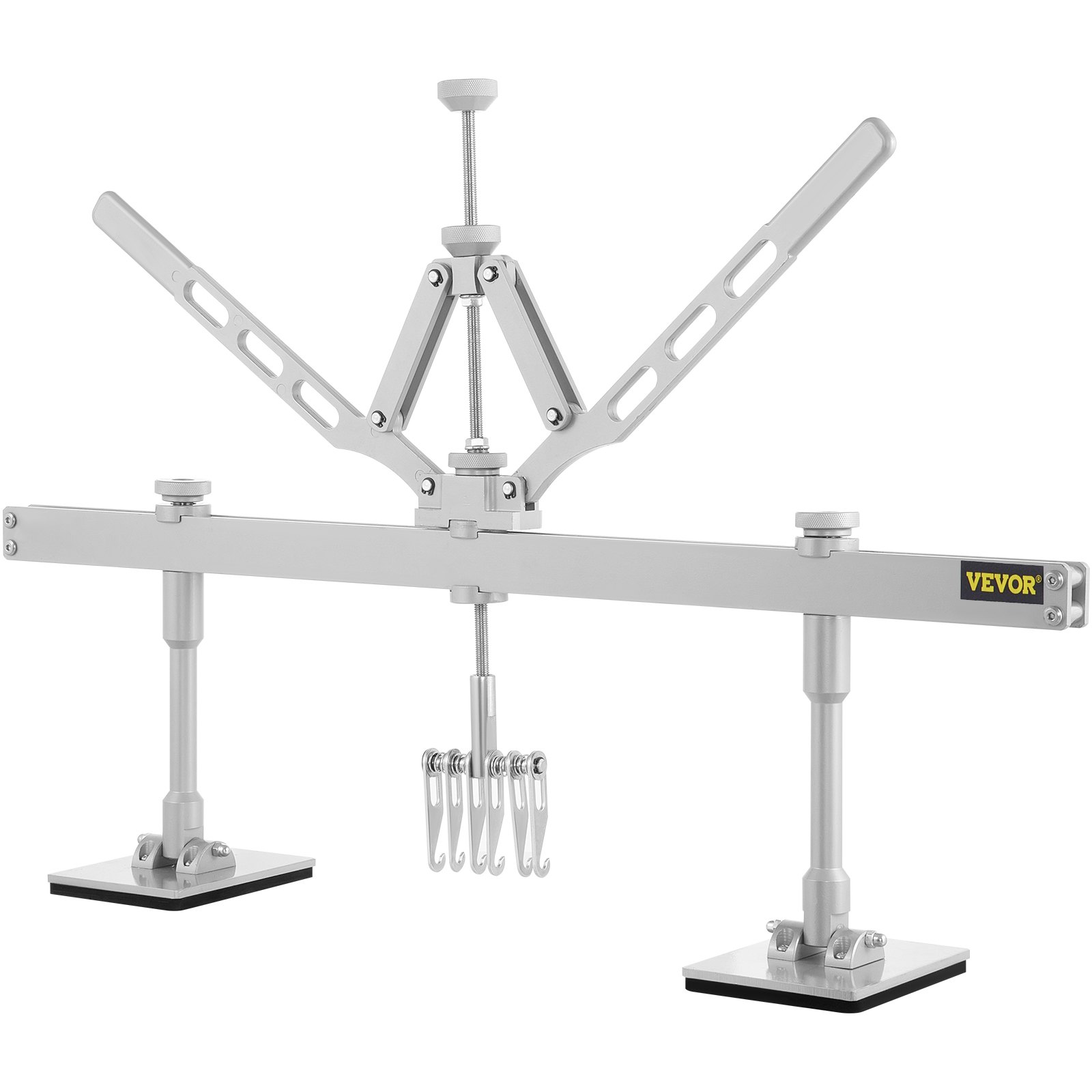 VEVOR Dellenzieher Punktschweißgerät Lackfreier Dellenzieher 110 cm Reparatur Dellen Reparaturset mit 6 Klaue Haken