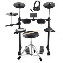 VEVOR E-Drum-Set Elektronisches Schlagzeug 150 Sounds für Anfänger & Erwachsene