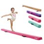 VEVOR Schwebebalken Gymnastik Kinder klappbar 233 cm, 90,7 kg belastbarer Gymnastikbalken mit rutschfesten Unterseiten, Balance Balken Balancierbalken mit Tragetasche für Fitnessstudio, Rosa