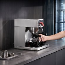 VEVOR Kommerzielle Filterkaffeemaschine Kaffeemaschine 3 Glaskaraffen 12 Tassen