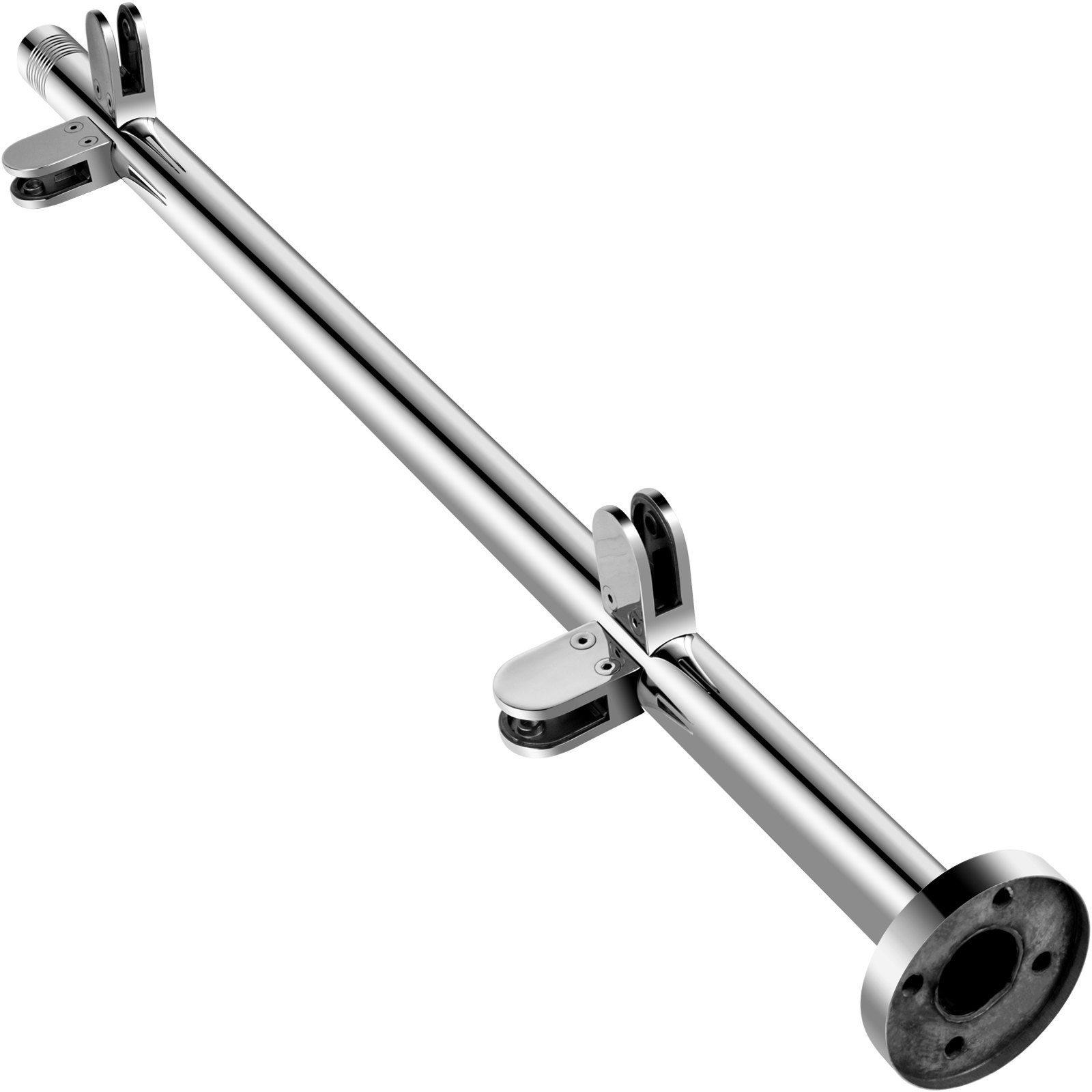 Vevor Geländerpfosten Edelstahl Pfosten Glasgeländer Treppengeländer 102 Cm