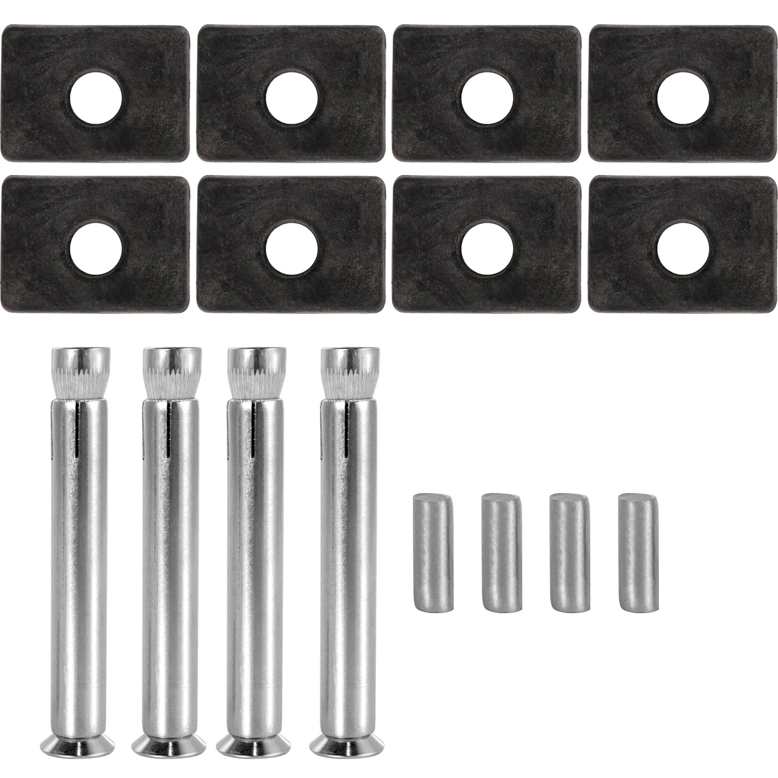 Vevor Geländerpfosten Edelstahl Pfosten Glasgeländer Treppengeländer 980 Mm