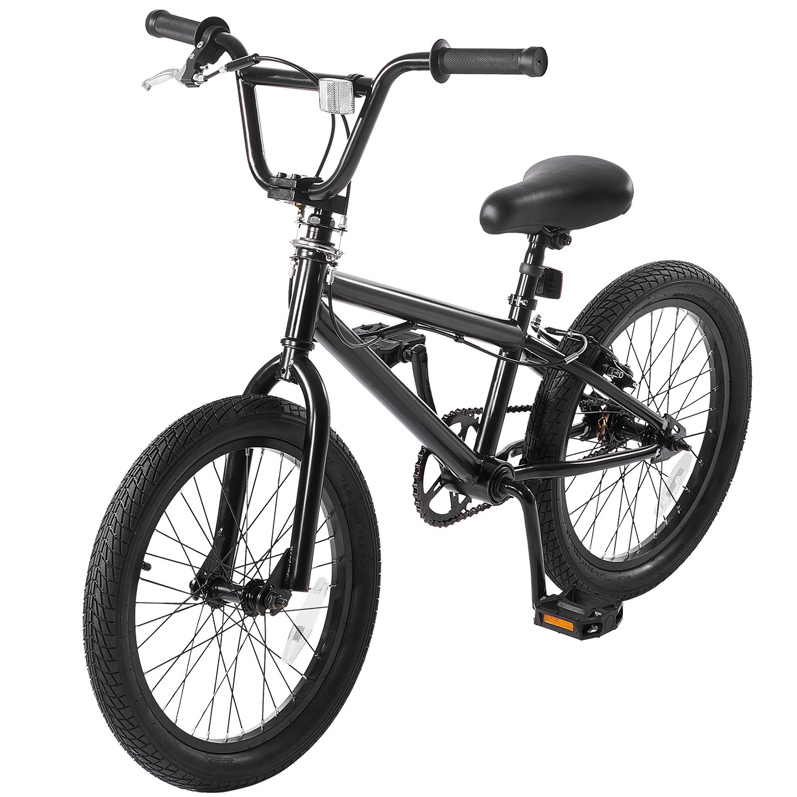 VEVOR BMX Fahrrad Freestyle BMX Bike 45,7 cm Rad mit 360°-Rotor Fahrräder für Anfänger & Fortgeschrittene, 120 kg belastbare BMX-Fahrräder Rahmen aus Hi-Ten-Stahl für Erwachsene Männer Frauen