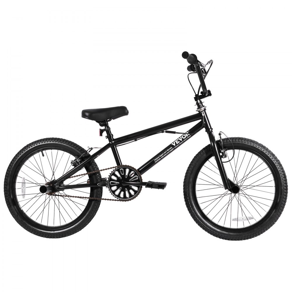VEVOR BMX Fahrrad Freestyle BMX 50,8 cm Rad mit 4 Pegs Fahrräder für Anfänger & Fortgeschrittene, 120 kg belastbare BMX-Fahrräder Rahmen aus Hi-Ten-Stahl für Erwachsene Männer Frauen