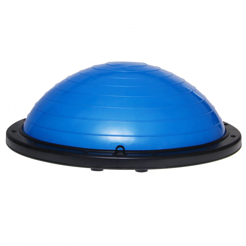 VEVOR Balance-Ball 60 cm Balance-Trainer Krafttraining Balance Halbkugel Yoga Balance-Bälle Fitnessübung mit Pumpe Blau Halbkugel Kuppelball