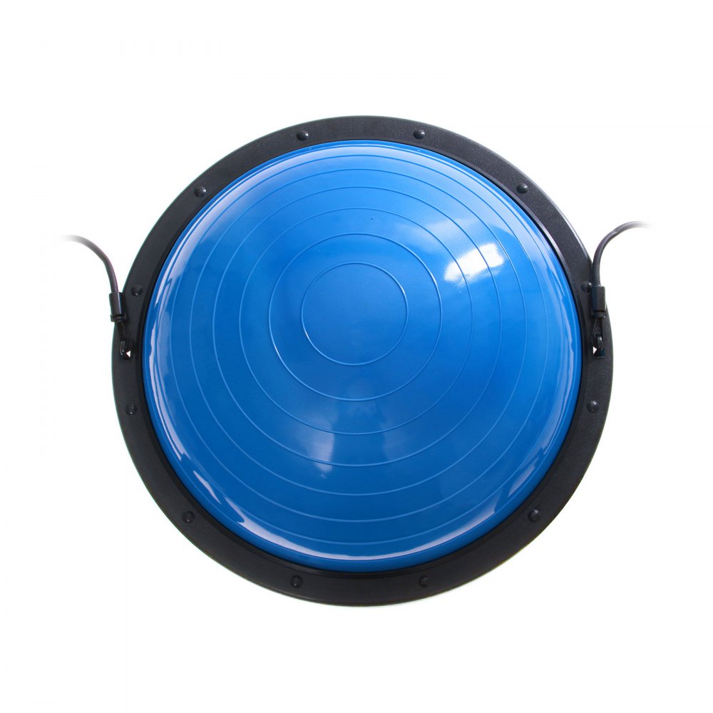 VEVOR Balance-Ball 60 cm Balance-Trainer Krafttraining Balance Halbkugel Yoga Balance-Bälle Fitnessübung mit Pumpe Blau Halbkugel Kuppelball