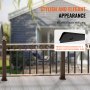 VEVOR Metallbaluster für Treppen, 25 x 5,5 x 965 mm, flache dekorative Geländerstäbe aus Aluminiumlegierung, 72er-Pack Deckbaluster mit Schrauben, klassisches hohles Deckgeländer