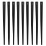VEVOR Metallbaluster für Treppen, 25 x 5,5 x 750 mm flache dekorative Geländerstäbe aus Aluminiumlegierung, 51er-Pack Deckbaluster mit Schrauben, klassisches hohles Deckgeländer