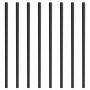 VEVOR Metallbaluster für Treppen, 25 x 5,5 x 750 mm flache dekorative Geländerstäbe aus Aluminiumlegierung, 51er-Pack Deckbaluster mit Schrauben, klassisches hohles Deckgeländer