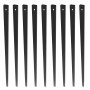 VEVOR Metallbaluster für Treppen, 25 x 5,5 x 750 mm flache dekorative Geländerstäbe aus Aluminiumlegierung, 51er-Pack Deckbaluster mit Schrauben, klassisches hohles Deckgeländer